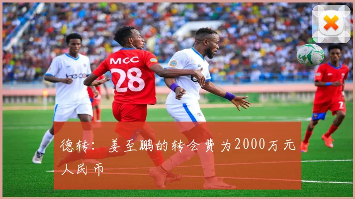 德转：姜至鹏的转会费为2000万元人民币